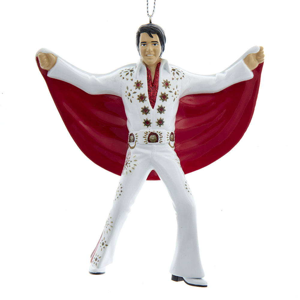 Juletrekule Disney Elvis hvit dress