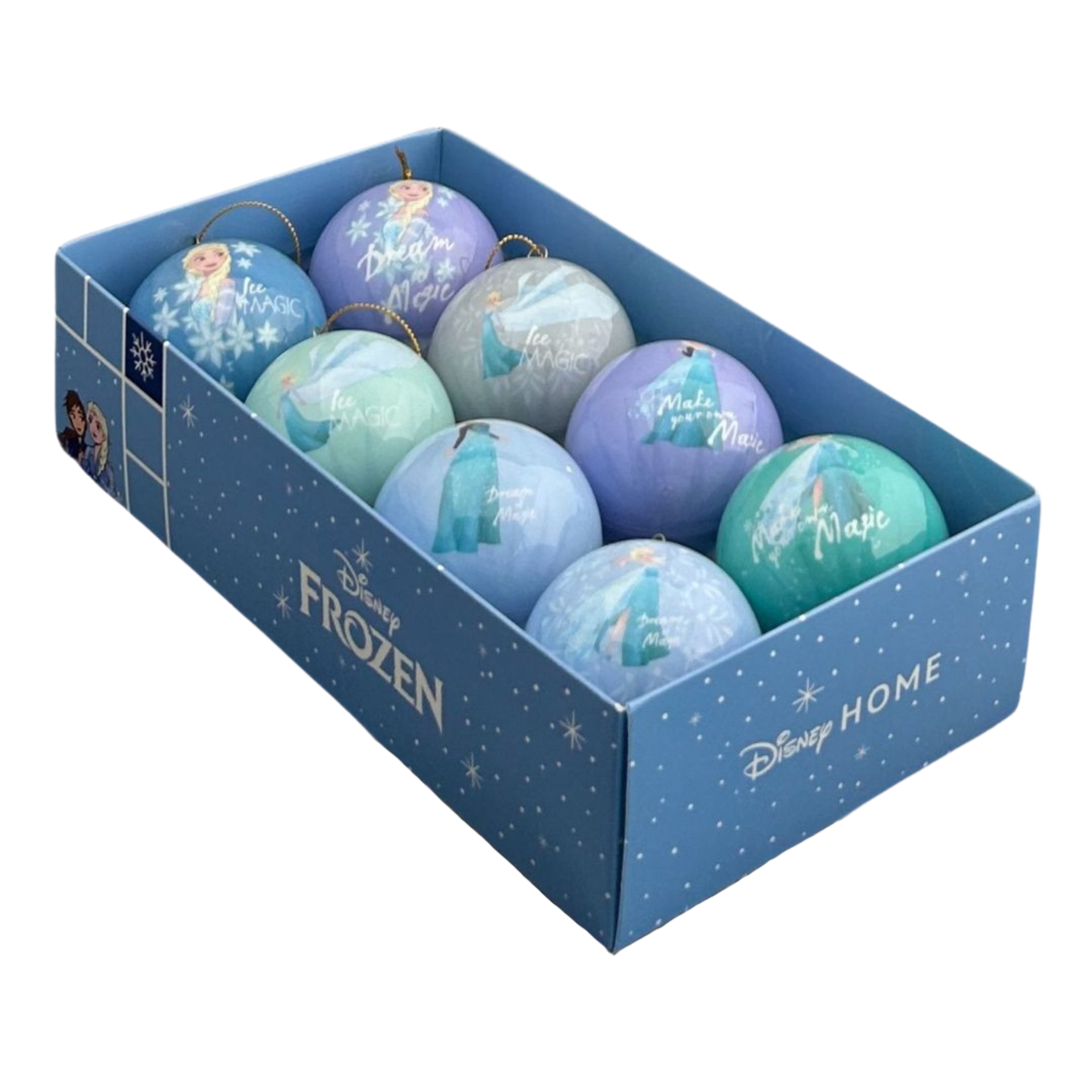 Juletrekulesett Disney Frost 8 stk