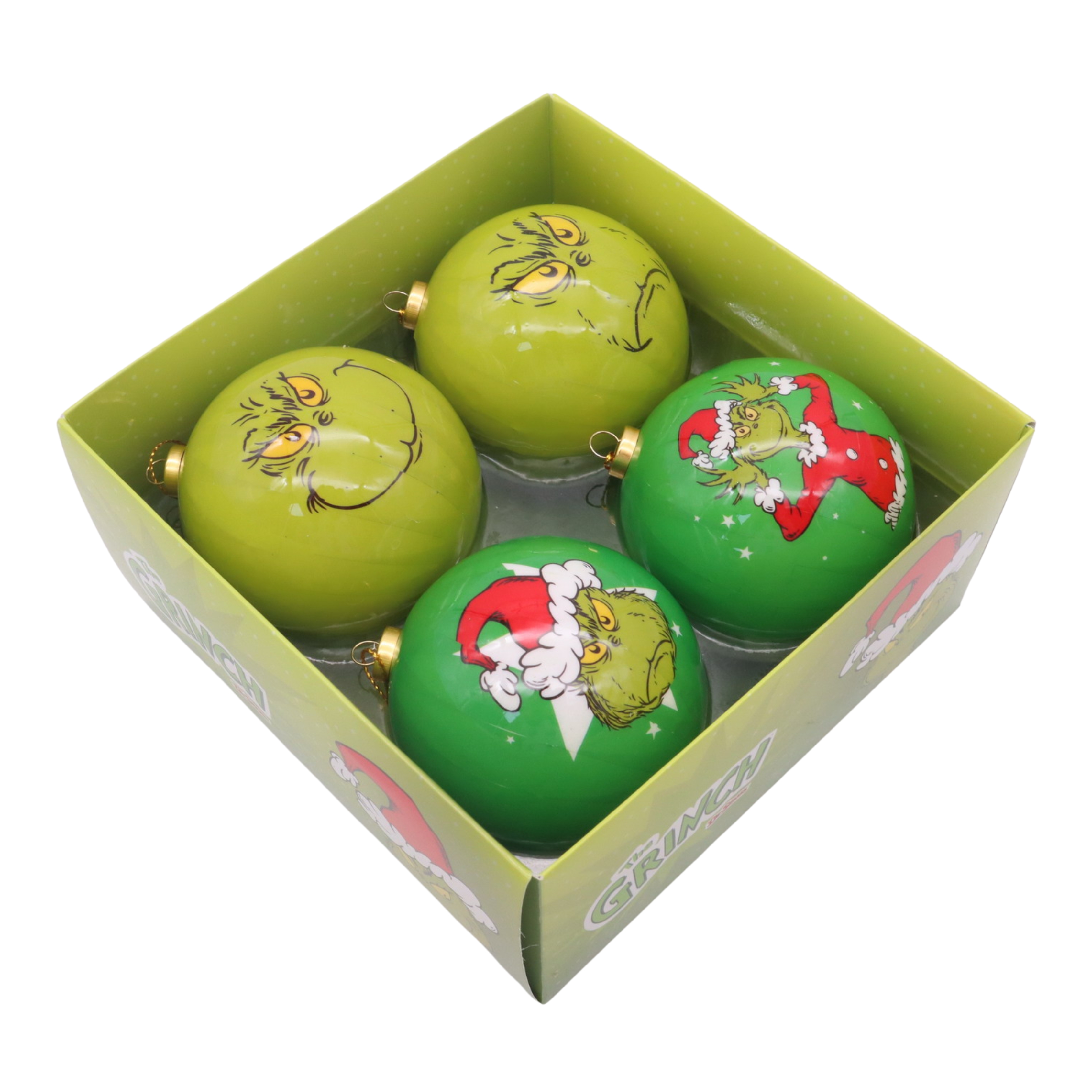 Juletrekulesett Disney Grinchen 4 stk