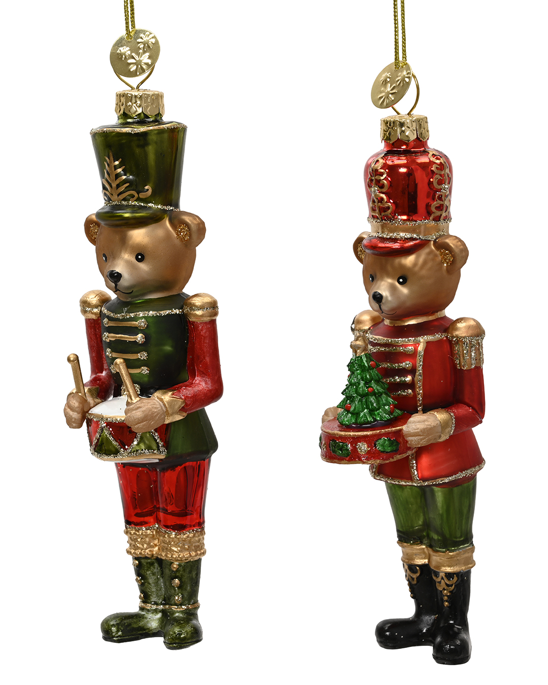 Juletrekule tinnsoldat H13,9 cm