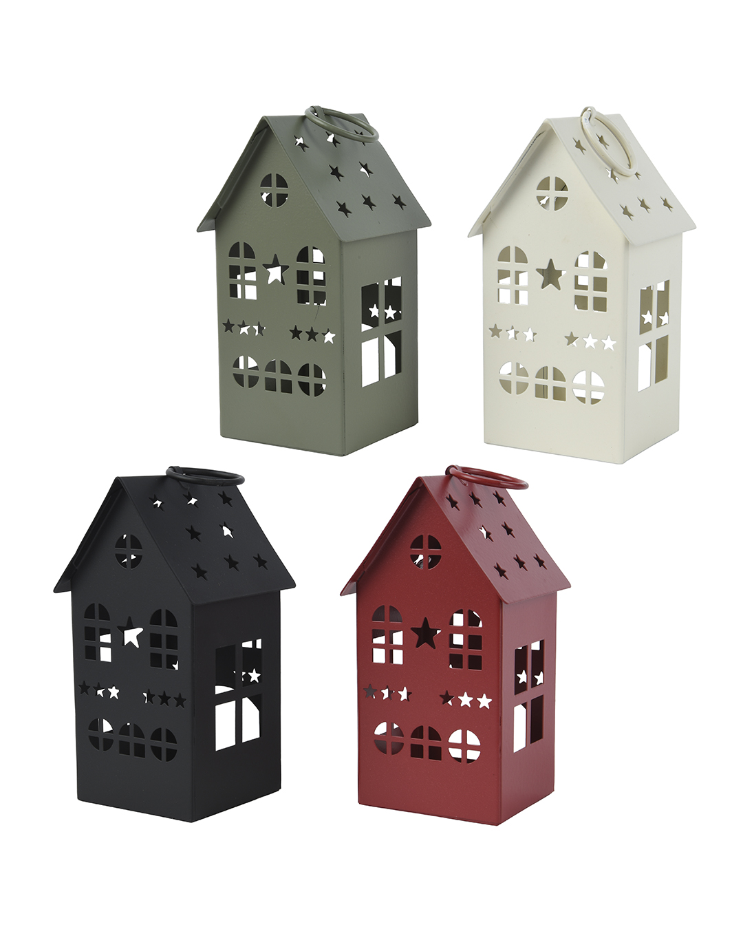 Lykt hus H15 cm