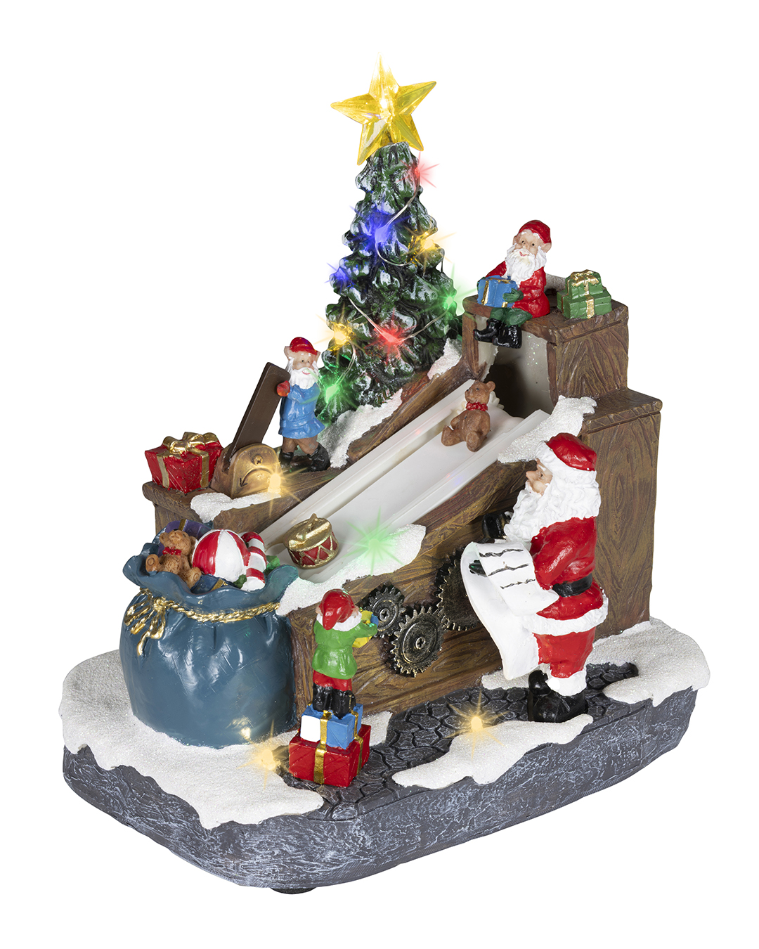 Juleby nissens gavesekk H20,5 cm