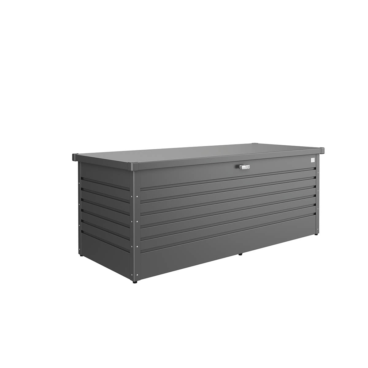 Putekasse Leisuretime, mørk grå, 800 l, vanntett og ventilerende, 20 års garanti, vedlikeholdsfri.