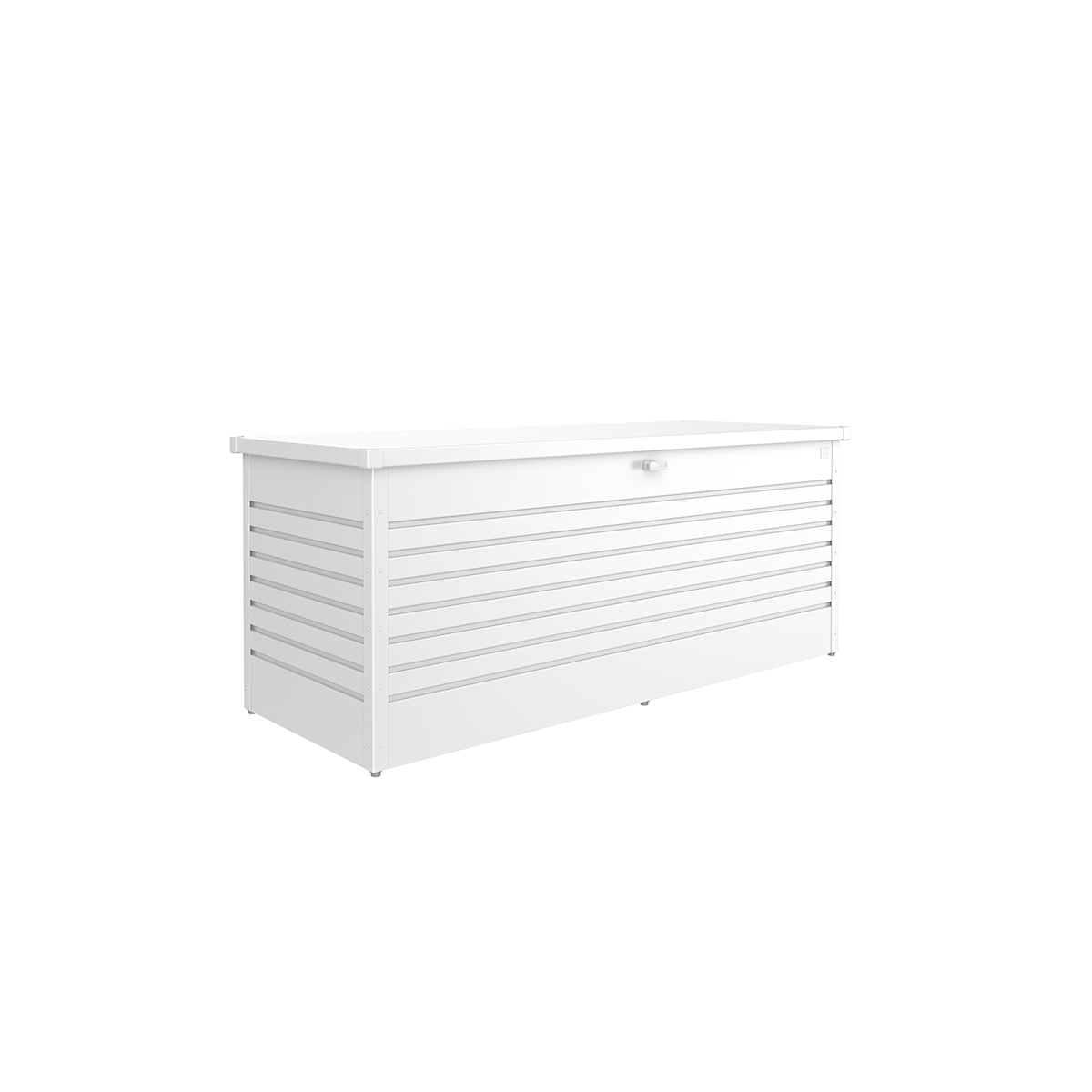 Fritidsboks 200 hvit metallic, vanntett, vedlikeholdsfri og ventilerende. 20 års garanti