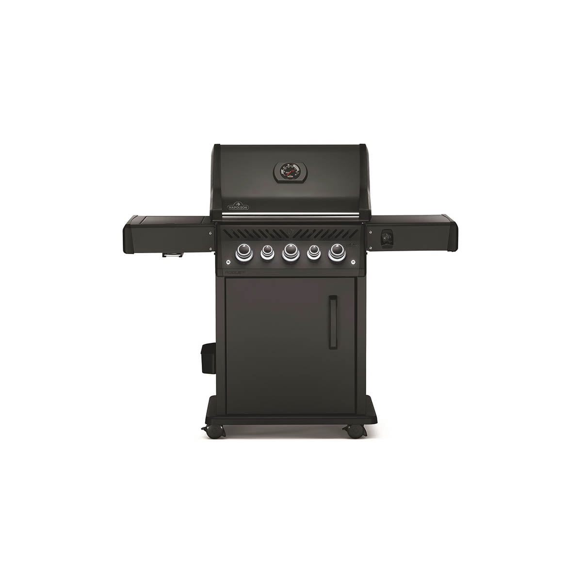 Dyp og mørk, den mattsvarte Phantom Rogue® SE 425 propangrillen med infrarøde side- og bakbrennere er en grill uten like.