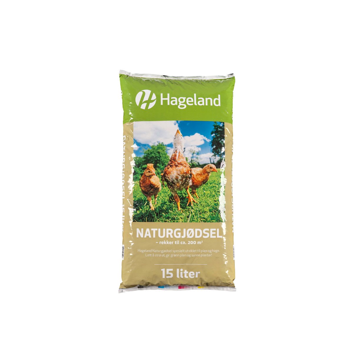 pose med Hageland naturgjødsel 15 liter