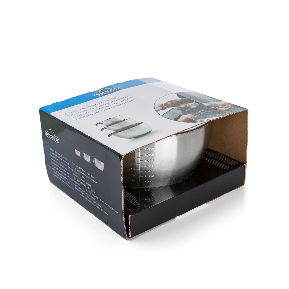 Napoleon bollesett med tre boller, her i innpakningen