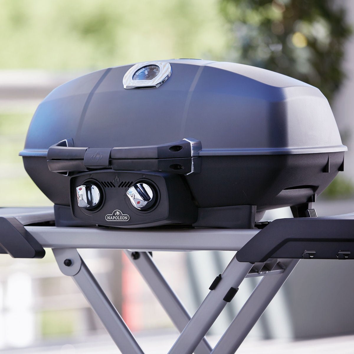 Nappleon Travel PRO285X gassgrill med grillet kylling