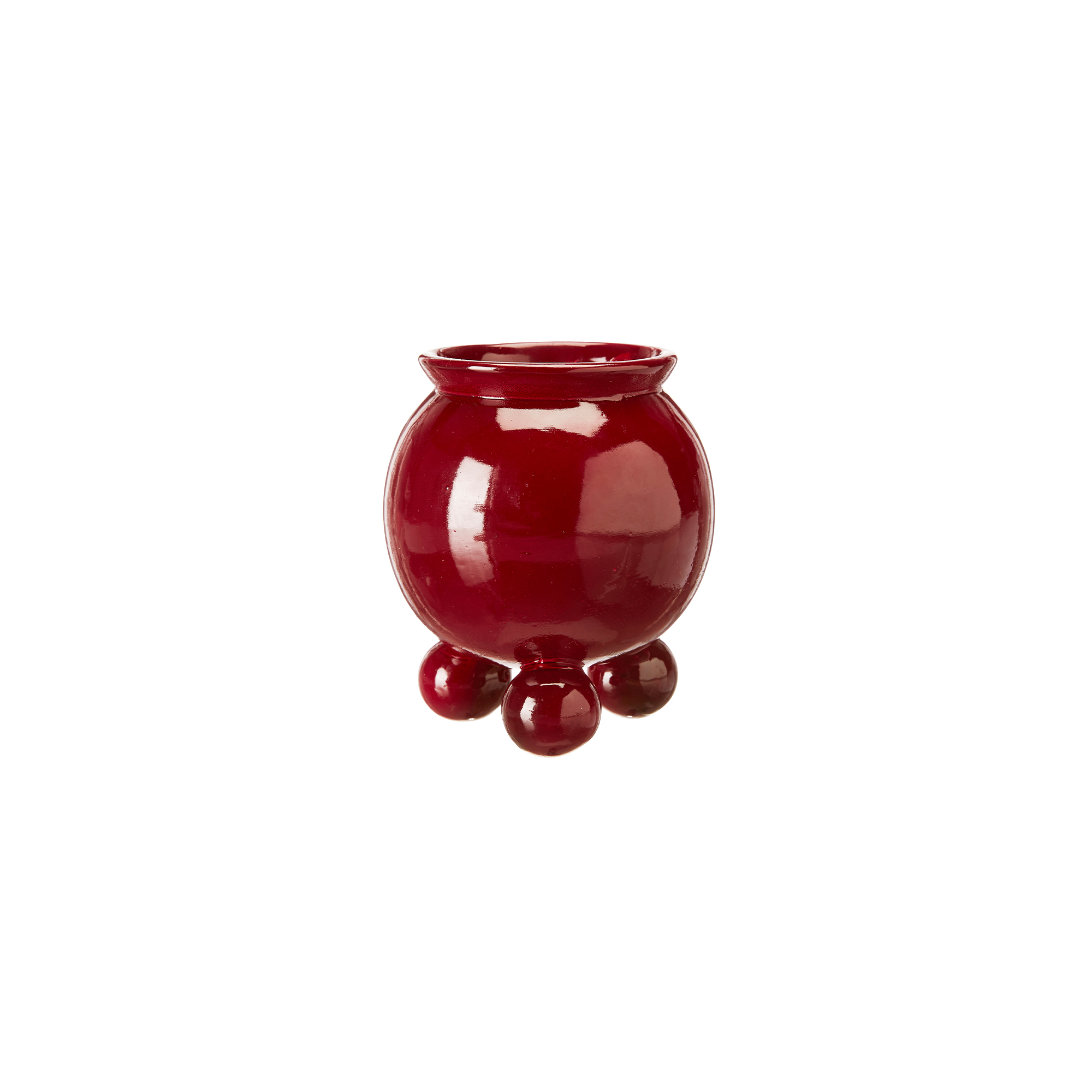 Anya svibelvase rød