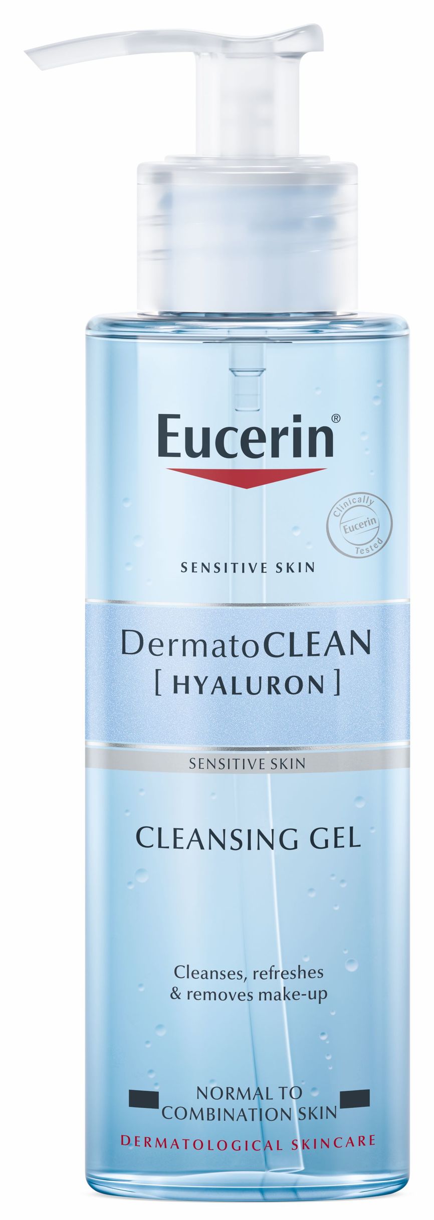 Bilde av en flaske med Eucerin DermatoCLEAN Cleansing Gel 200 ml