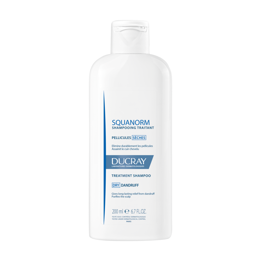 Ducray Squanorm Shampoo Dry mot tørr flass 200 ml