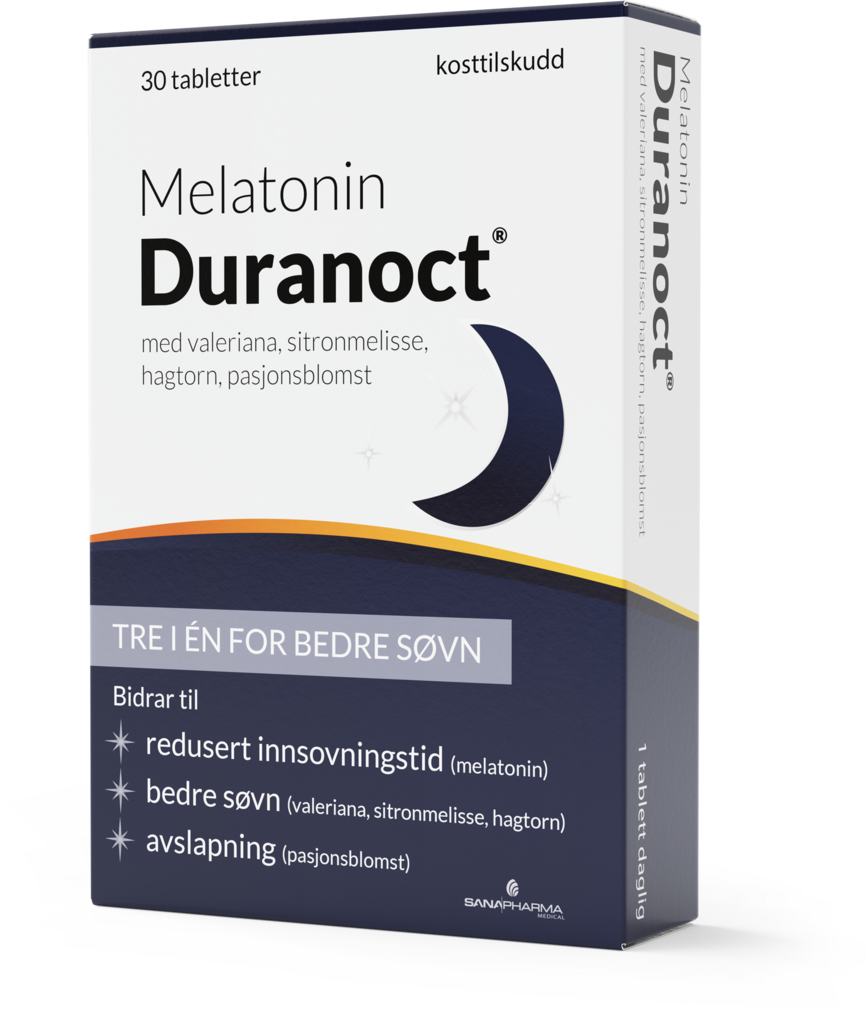 Duranoct Melatonin 1mg 30 tabletter