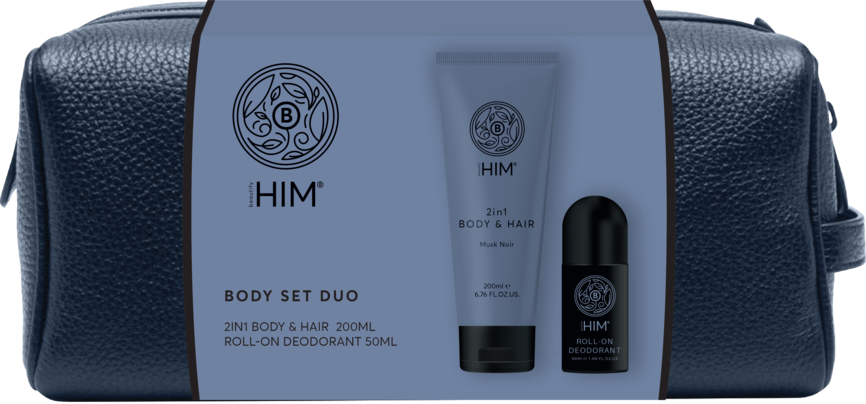 Produktbilde for Beautify Him gavesett med dusjsåpe/shampo og deo