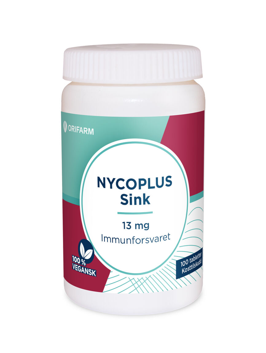 Produktbilde for Nycoplus sink tab 13 mg 100 stk