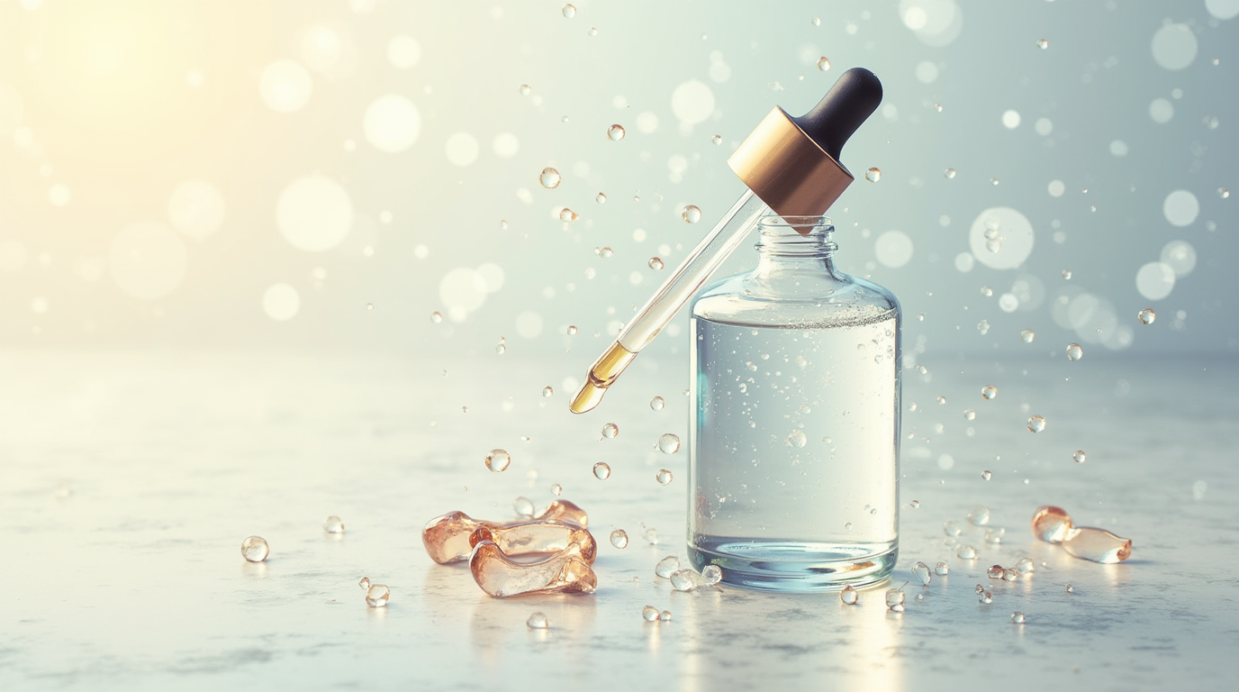 Bilde av en flaske med retinol serum