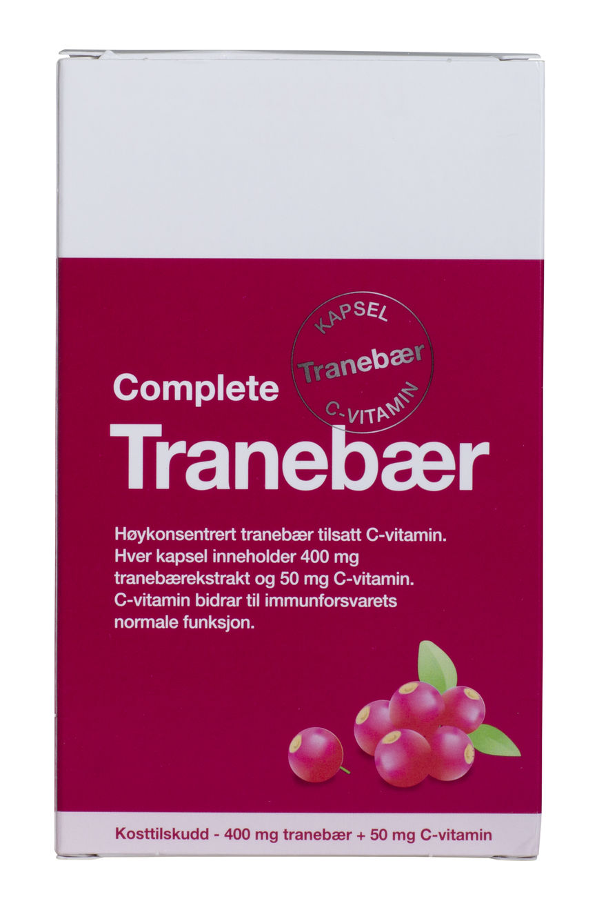 Complete Tranebær C-vitamin kapsler 60stk