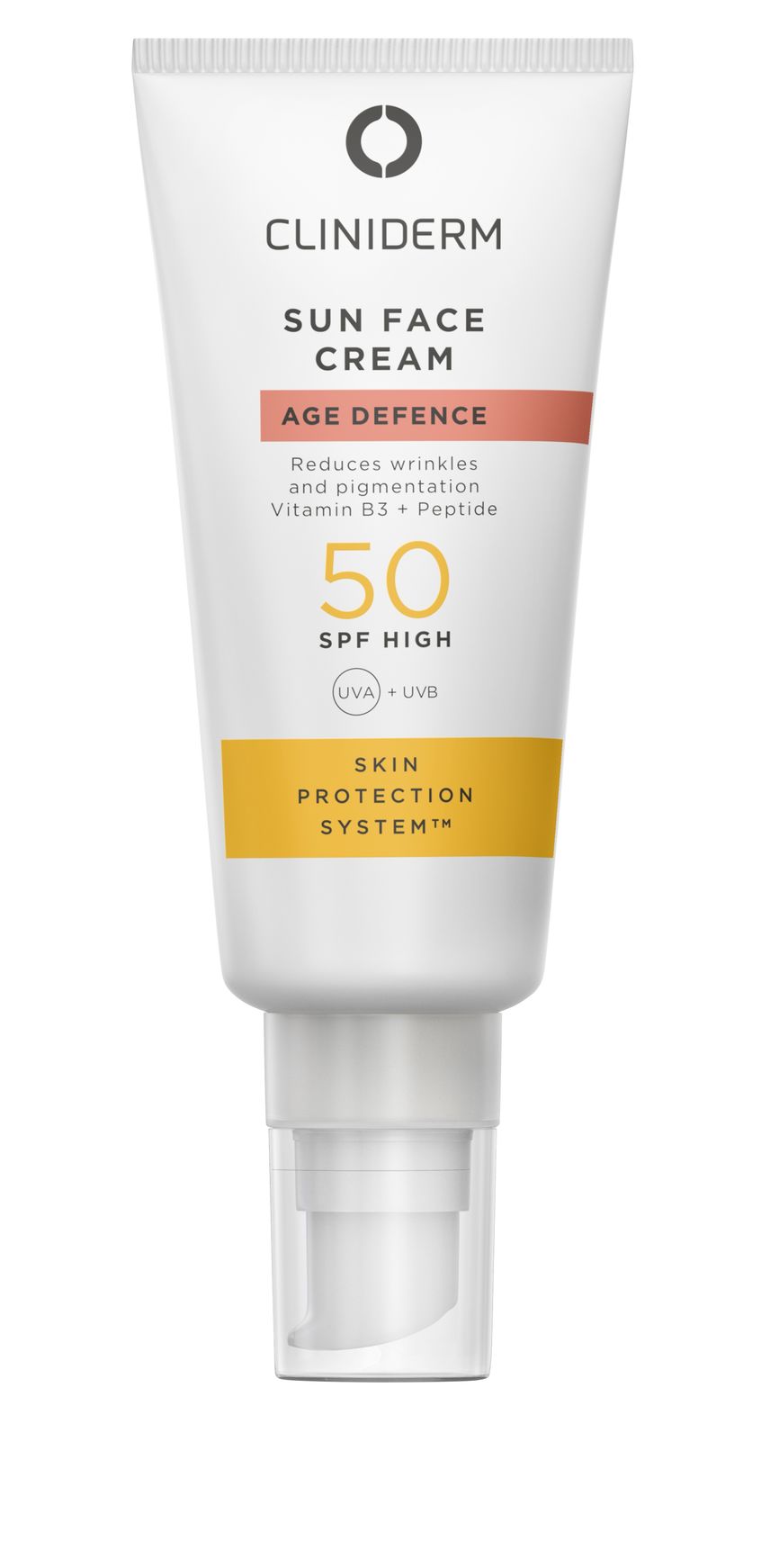 Cliniderm Age Defence Sun Face Cream SPF50 40 ml