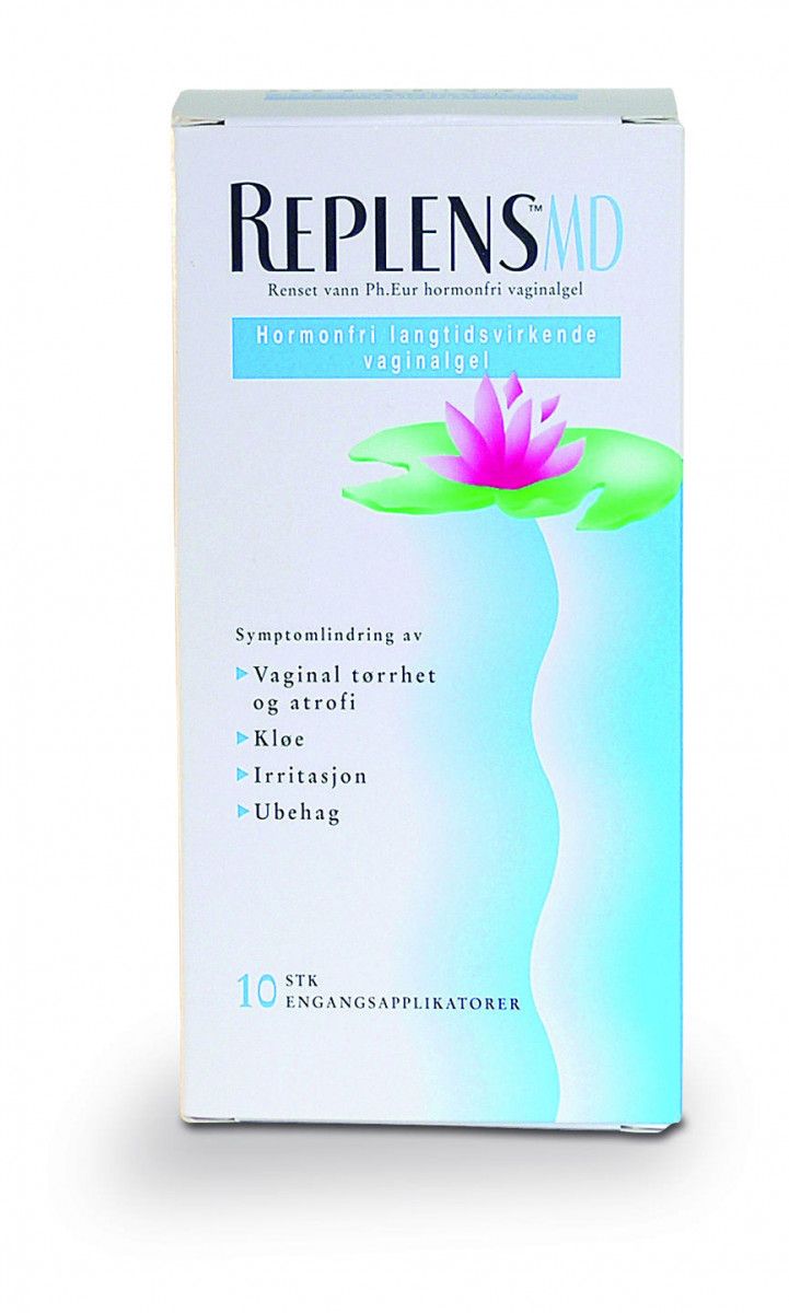 Replens MD Hormonfri Vaginalgel 10stk