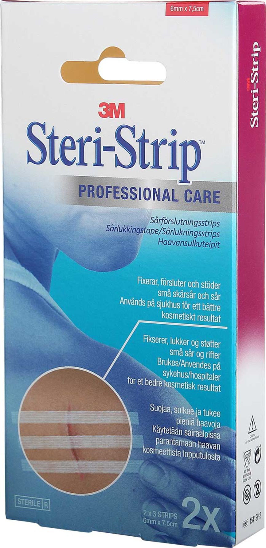 3M Steri-Strip 6x75mm 2x3 Strips