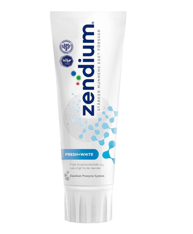 Zendium Fresh+White Tannkrem 75 ml