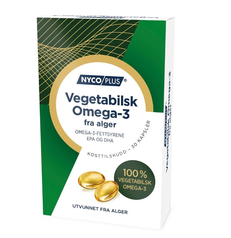 Nycoplus Vegansk Omega-3 fra alger 30 stk