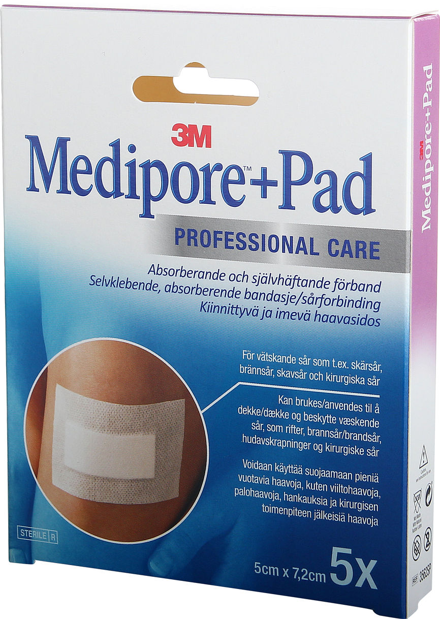 Medipore+ Pad Professional Care steril bandasje 5x7,2cm