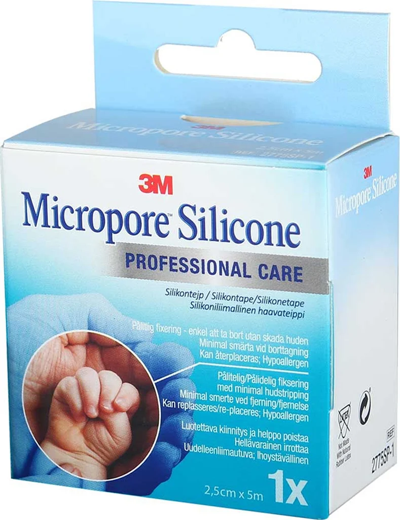 Micropore Silikontape 2,5cm x 5m