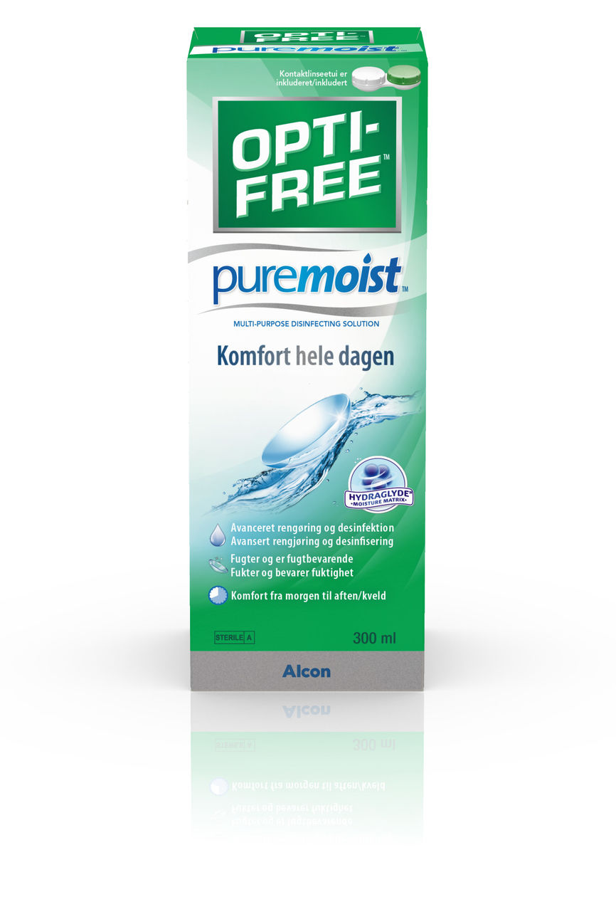 OptiFree Puremoist linsevæske m/etui 300 ml