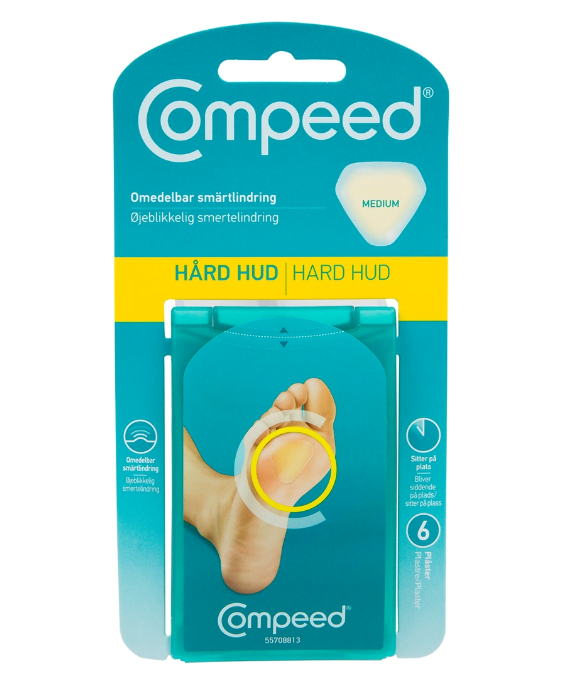 Compeed Plaster Hard Hud Medium 6stk