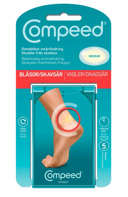 Compeed Gnagsårplaster Medium 5stk