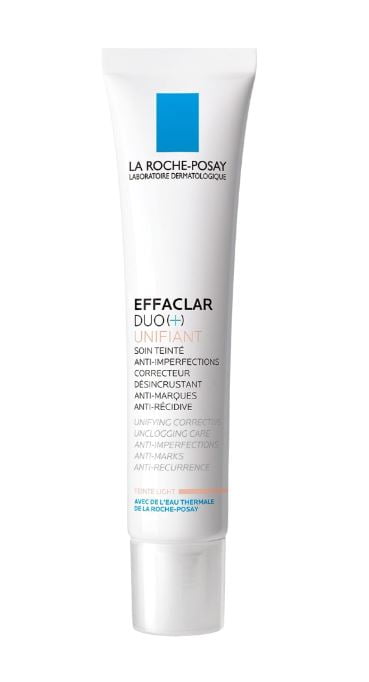 Bilde av La Roche-Posay Effaclar Duo tube. Tuben er hvit med blå elementer