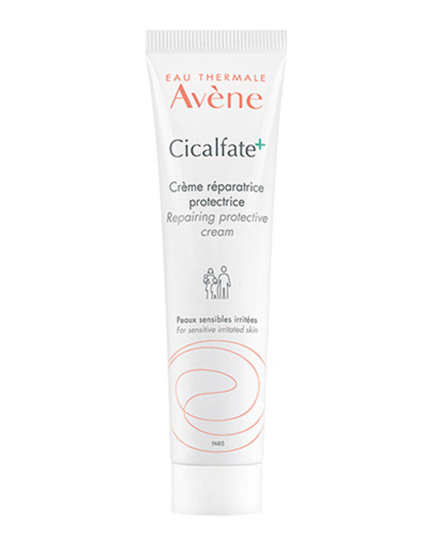 Bilde av en tube med Avène Cicalfate + Cream. Tuben er hvit. 