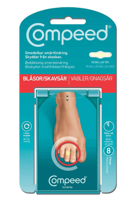 Compeed Gnagsårplaster For Tær 8stk