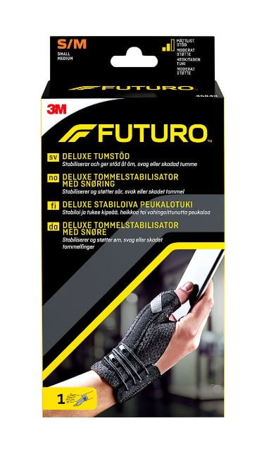 Futuro deluxe tommel sort S/M 1 stk