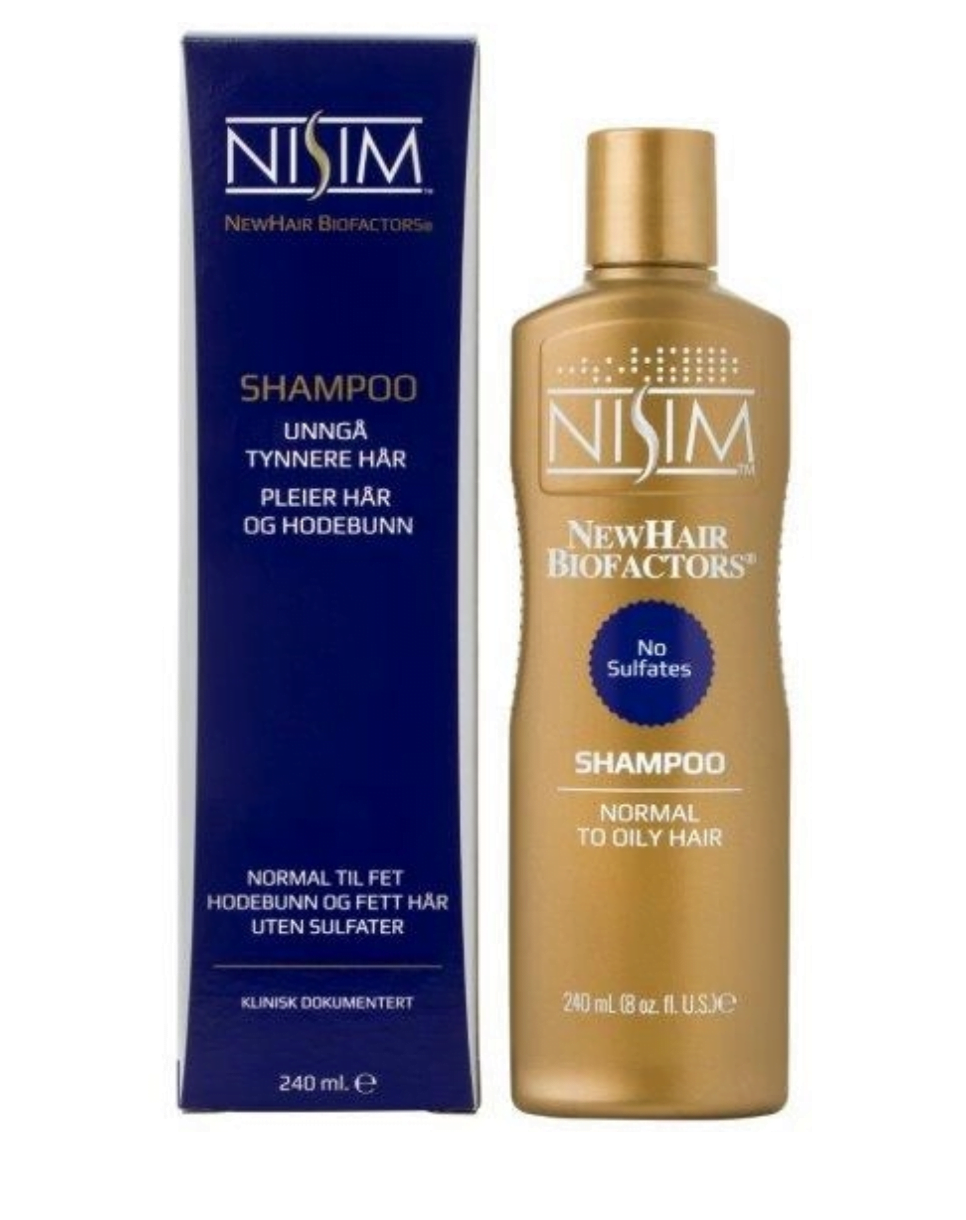 Nisim Shampoo for Normal til Fet hodebunn 240 ml