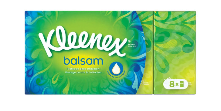 Kleenex balsam lomme 9ark 8 stk