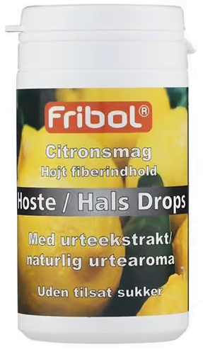 Fribol hoste/hals sitron u/sukker