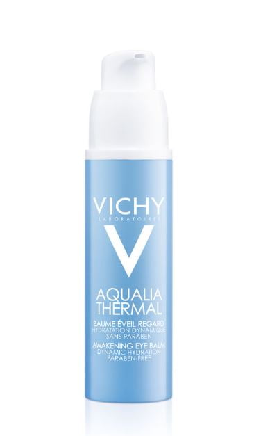 Bilde av en pumpeflaske med Vichy Aqualia Thermale Eye Balm 15ml