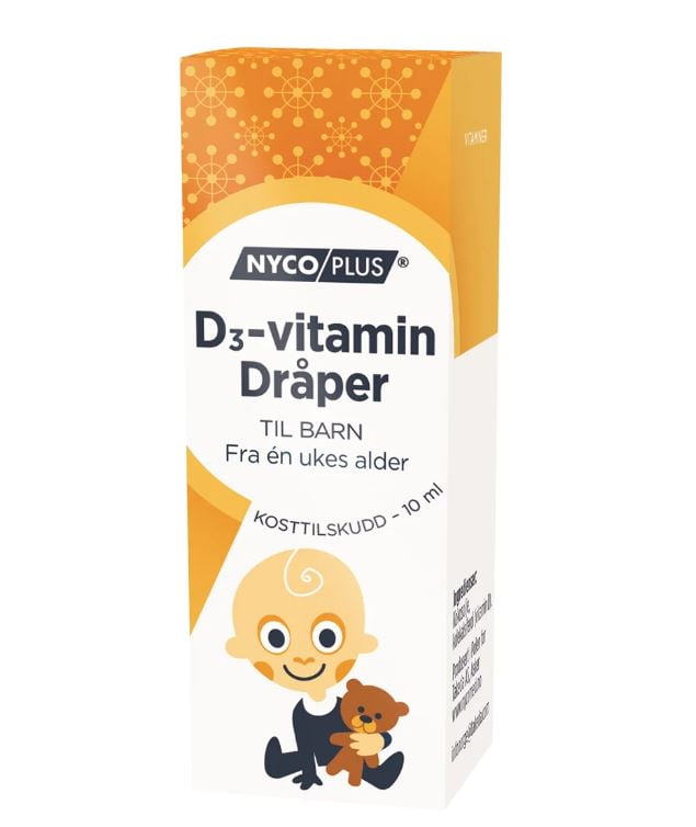 Nycoplus D3 vitamin dråper 10ml