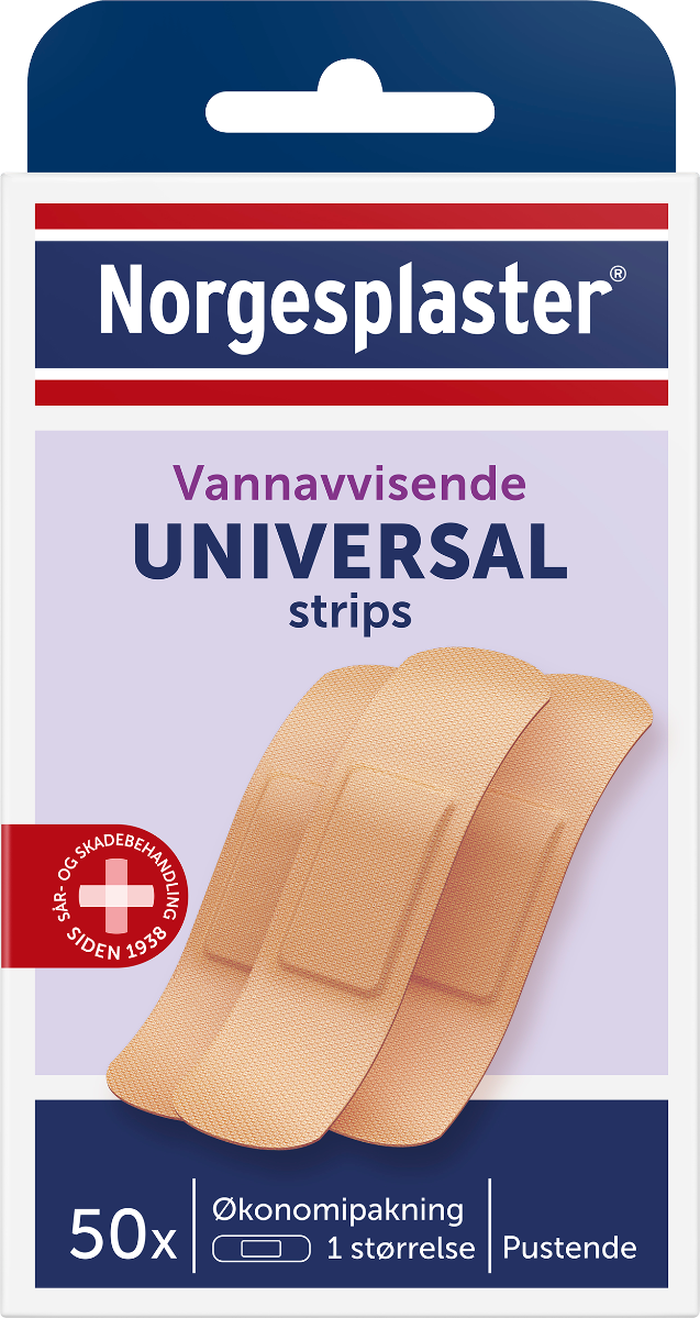 Norgesplaster Universal strips 50 stk