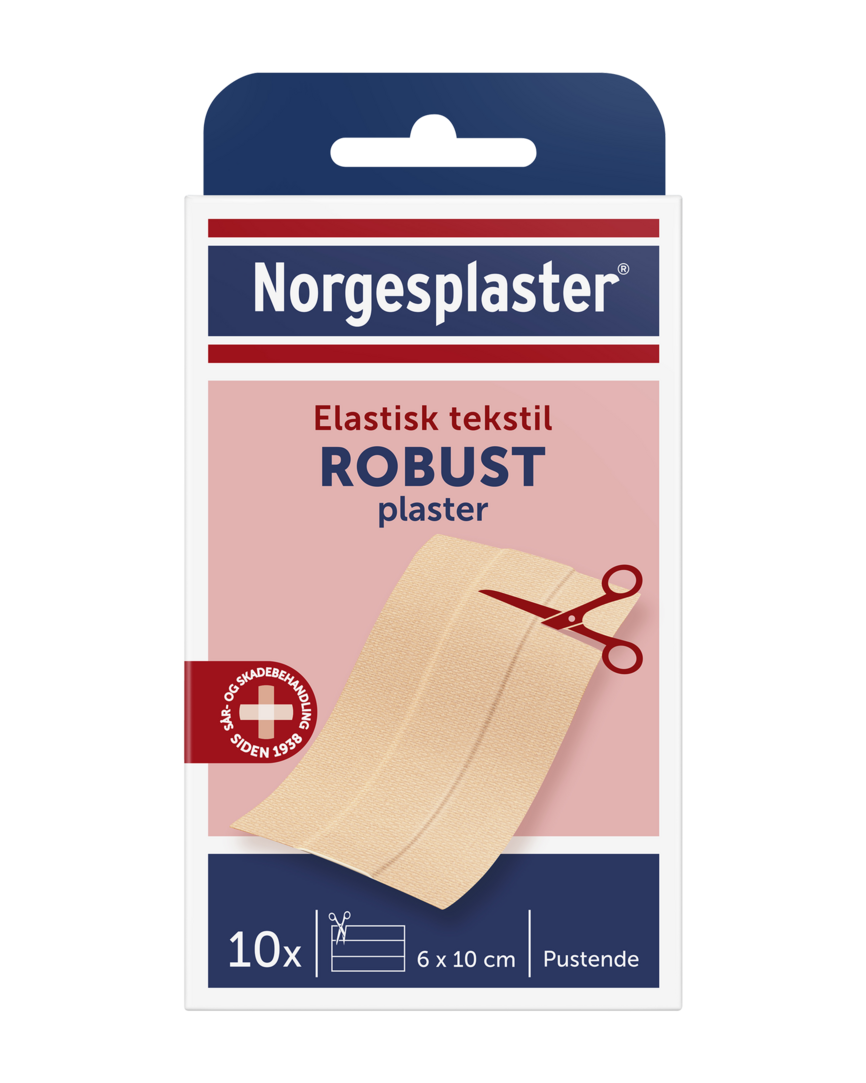 Norgesplaster Robust plaster 6 x 10 cm