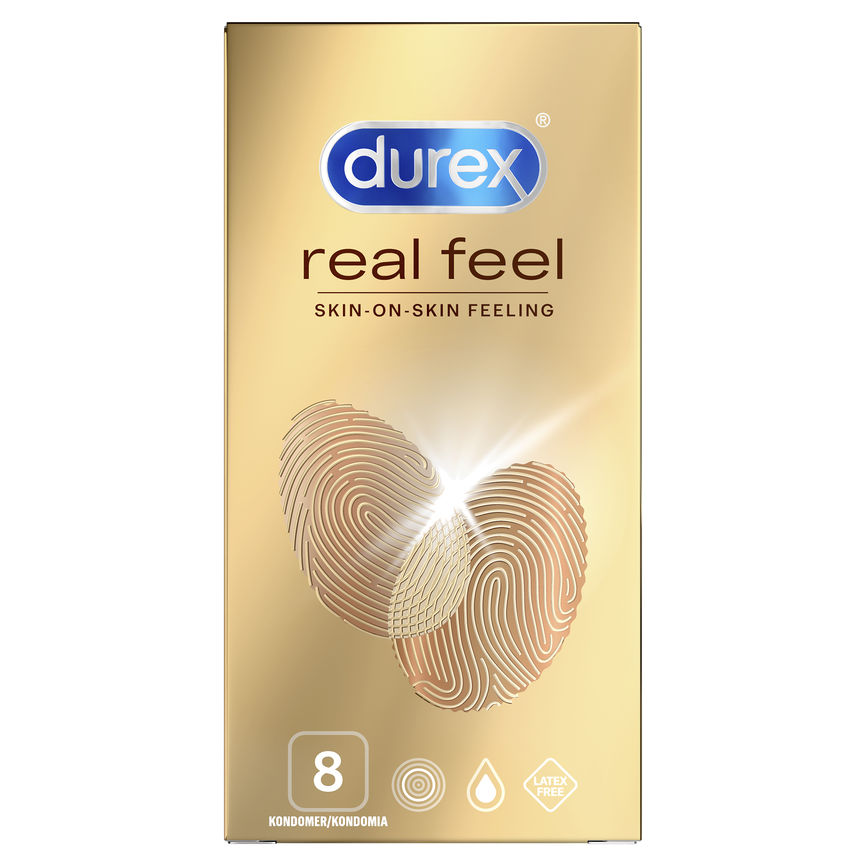 Durex Real feel kondom 8 stk.