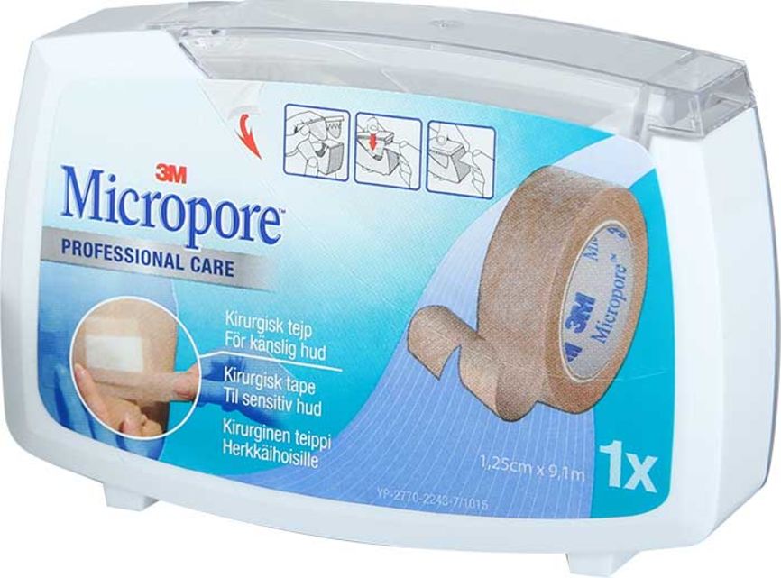 Micropore Brun Tape 1,25cm x 9,14m