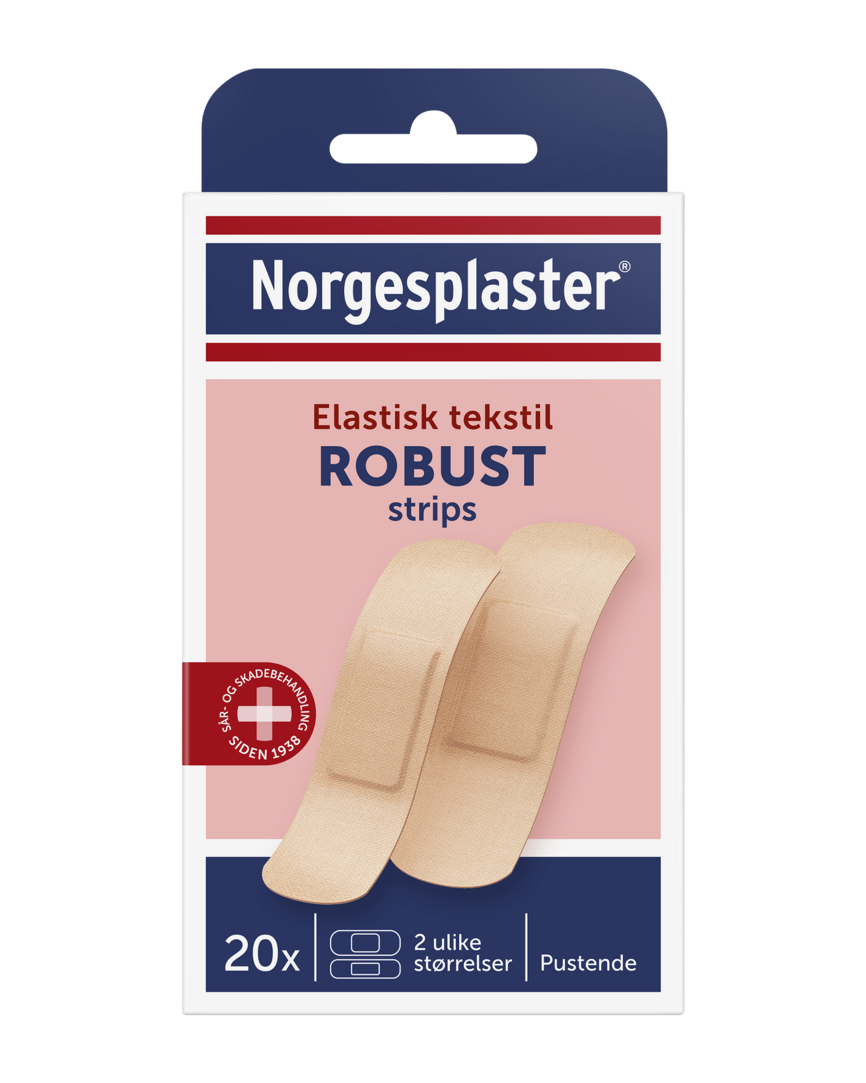 Norgesplaster Robust strips 20 stk