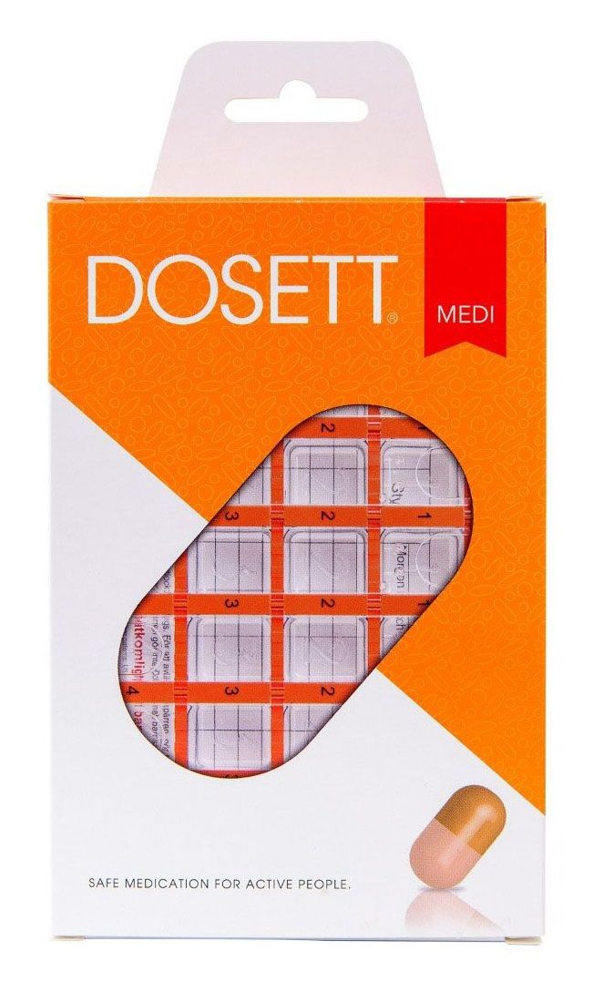 Medi dosett rød 1 stk