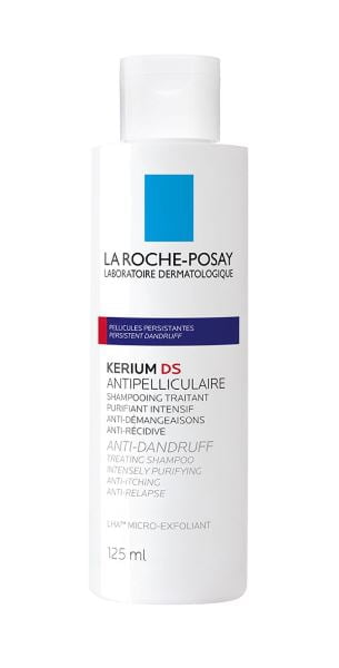 Bilde av en flaske med La Roche-Posay Kerium DS Anti-Dandruff Shampoo 125 ml