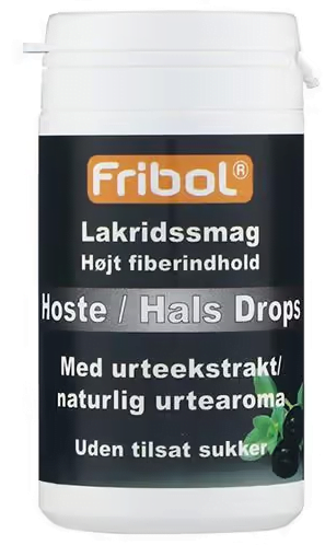 Fribol hoste/hals lakris uten sukker 60 g