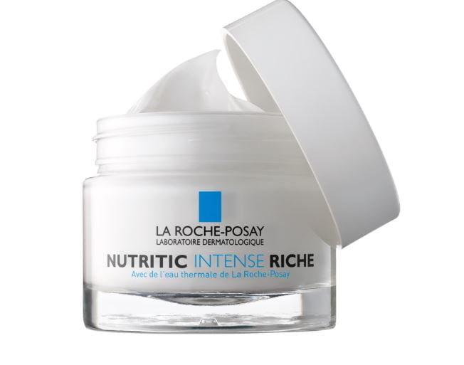 Bilde av en åpen krukke med La Roche-Posay Nutritic Intense Rich 50 ml