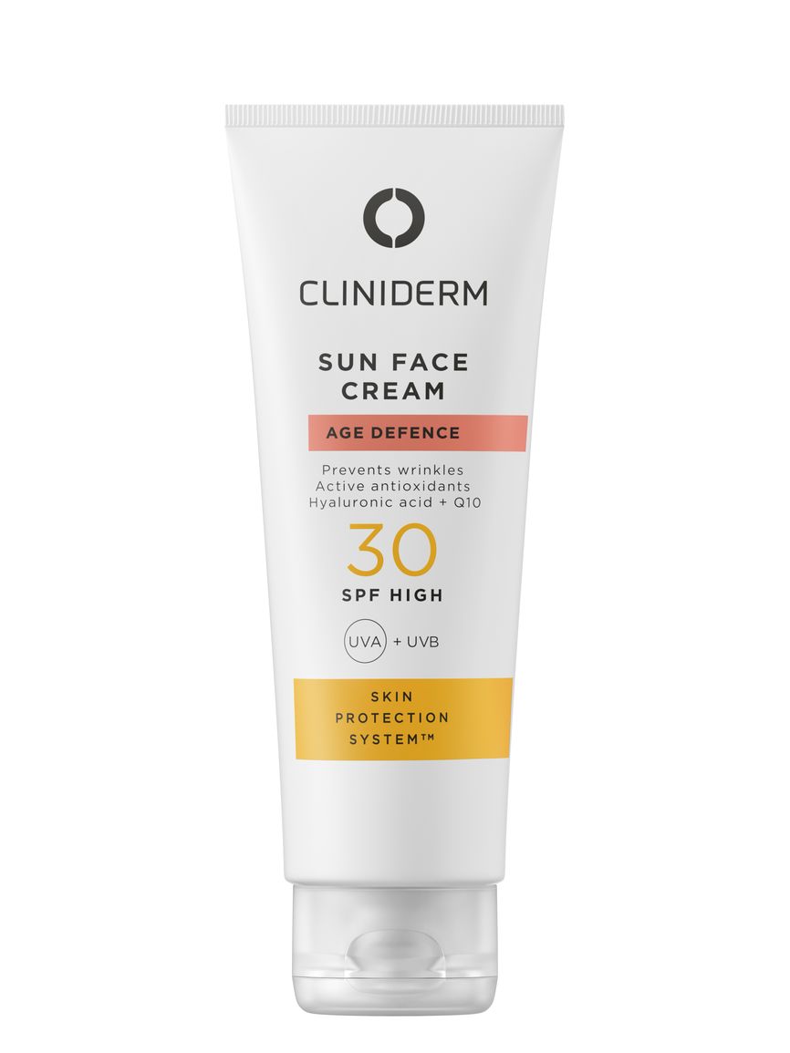 Cliniderm Age Defence Sun Face Cream SPF30 50ml