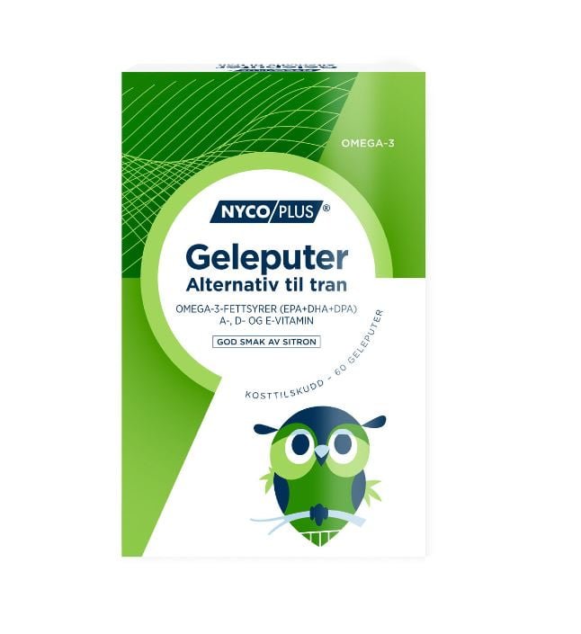 Nycoplus Geleputer Omega-3 60 stykker